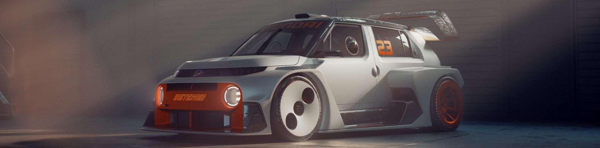 The Hyundai INSTEROID concept car shows off its unique and powerful design language  