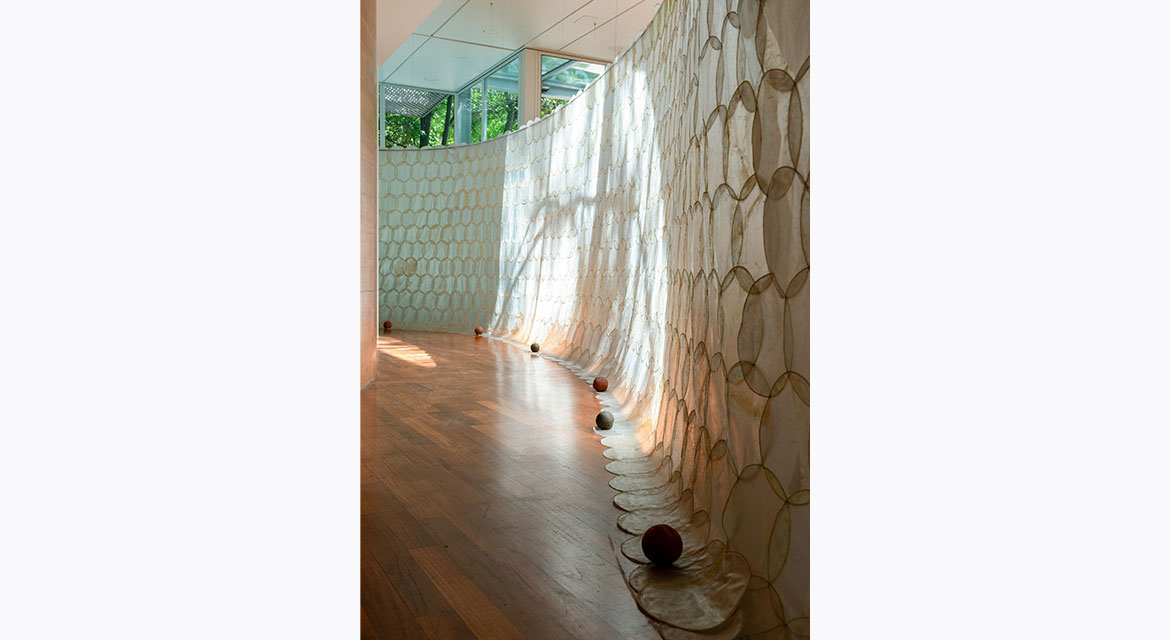 Hyeree Ro, Bearing, 2026. Installation view of presentation in Liberation Space: Fortress/Nest. Photo by Donghwan Kam.