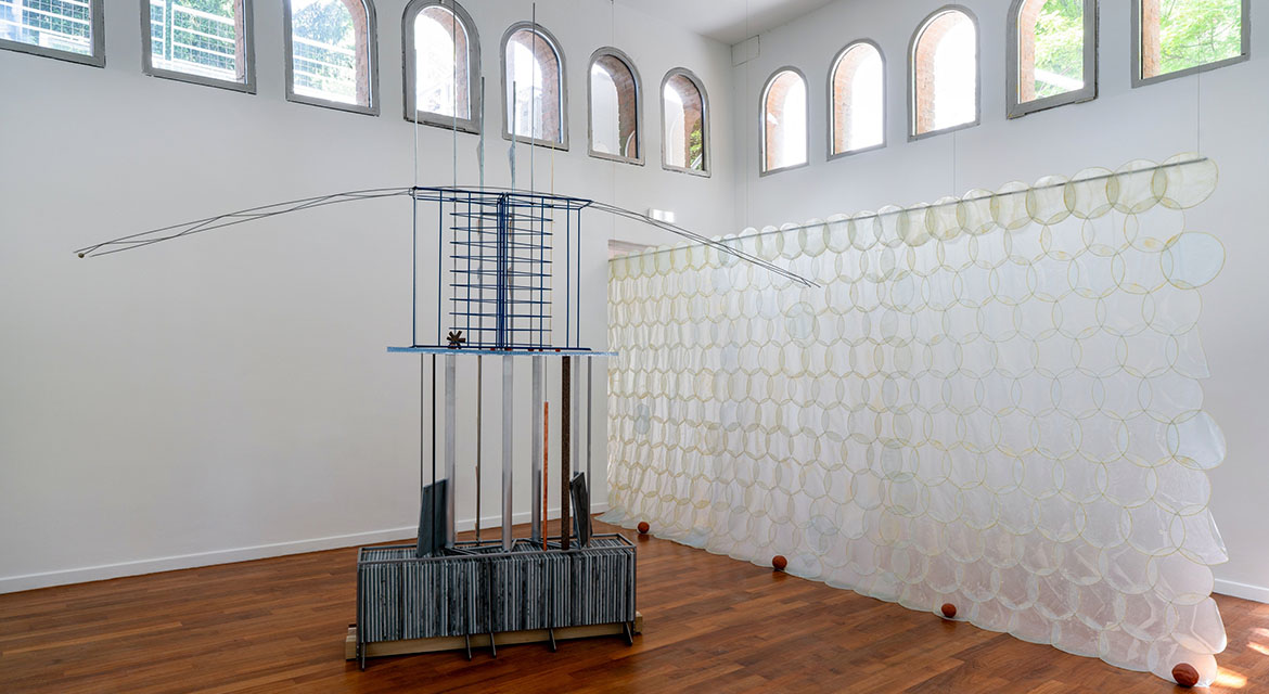 Hyeree Ro, Bearing, “Remembering Station,” 2026. Installation view of presentation in Liberation Space: Fortress/Nest. Photo by Donghwan Kam.