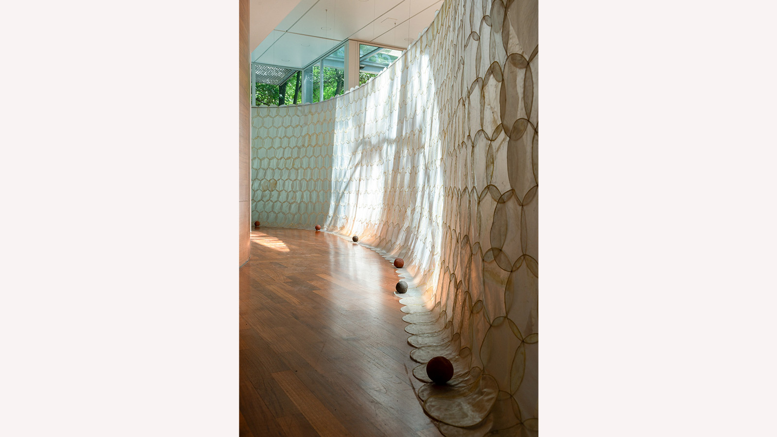 Hyeree Ro, Bearing, 2026. Installation view of presentation in Liberation Space: Fortress/Nest. Photo by Donghwan Kam.