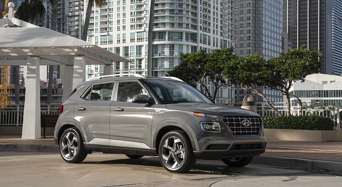The Hyundai VENUE is photographed in Miami, Fla. on Aug. 8, 2022.