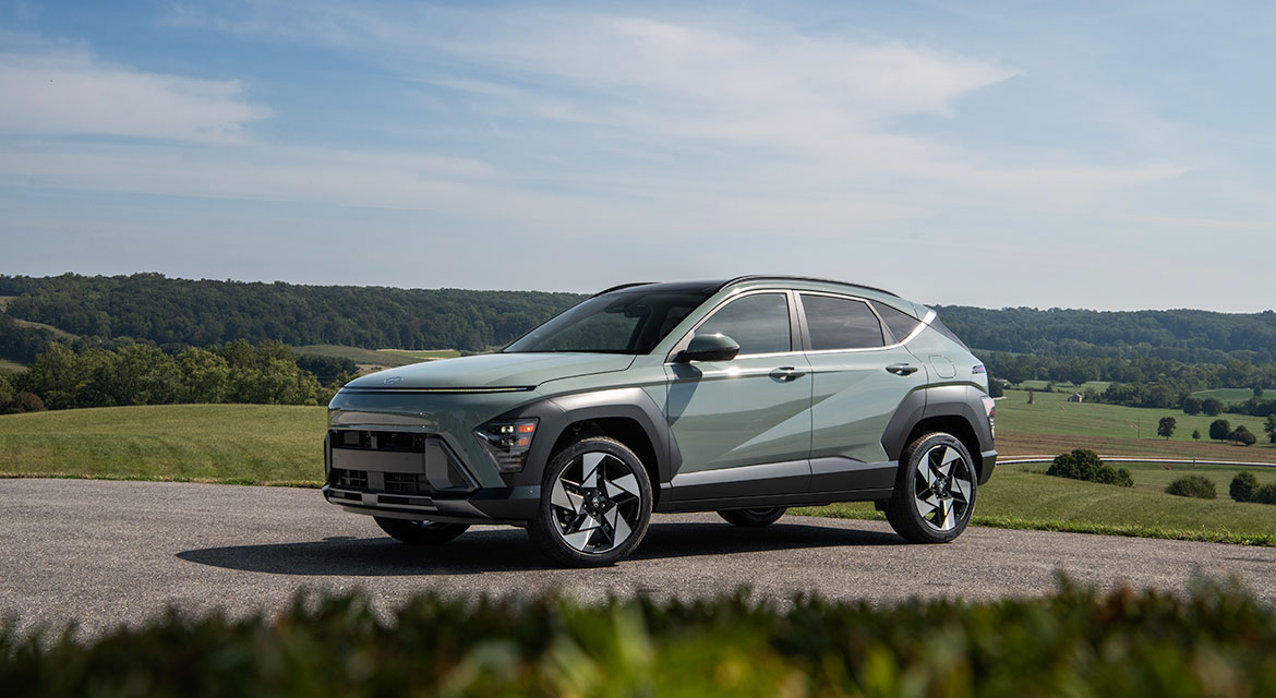  The Hyundai KONA is photographed in Baltimore, MD., on Sept. 12, 2023.