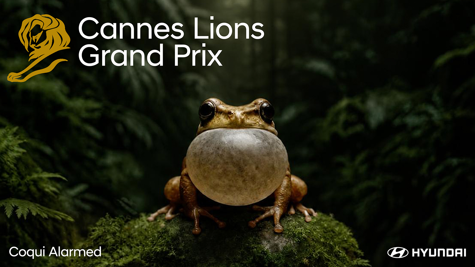Hyundai Puerto Rico won the Grand Prix in the Audio & Radio category for the “Coquí Alarmed” campaign