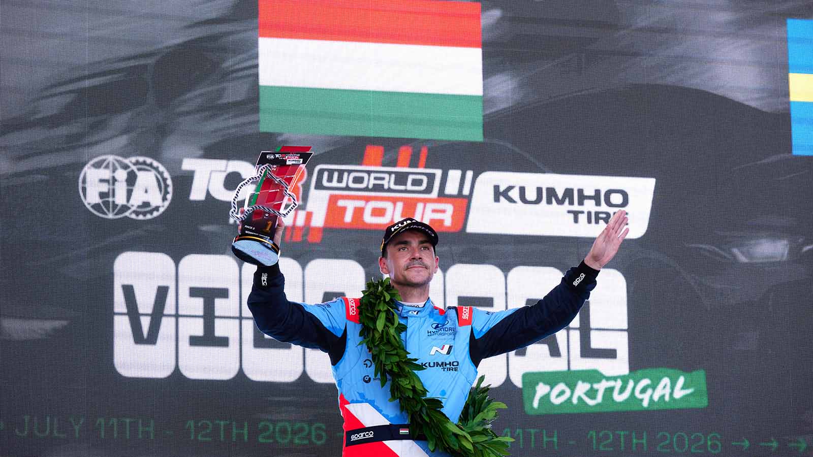 BRC Hyundai N Squadra Corse continued its winning run in the Kumho FIA TCR World Tour in Vila Real.