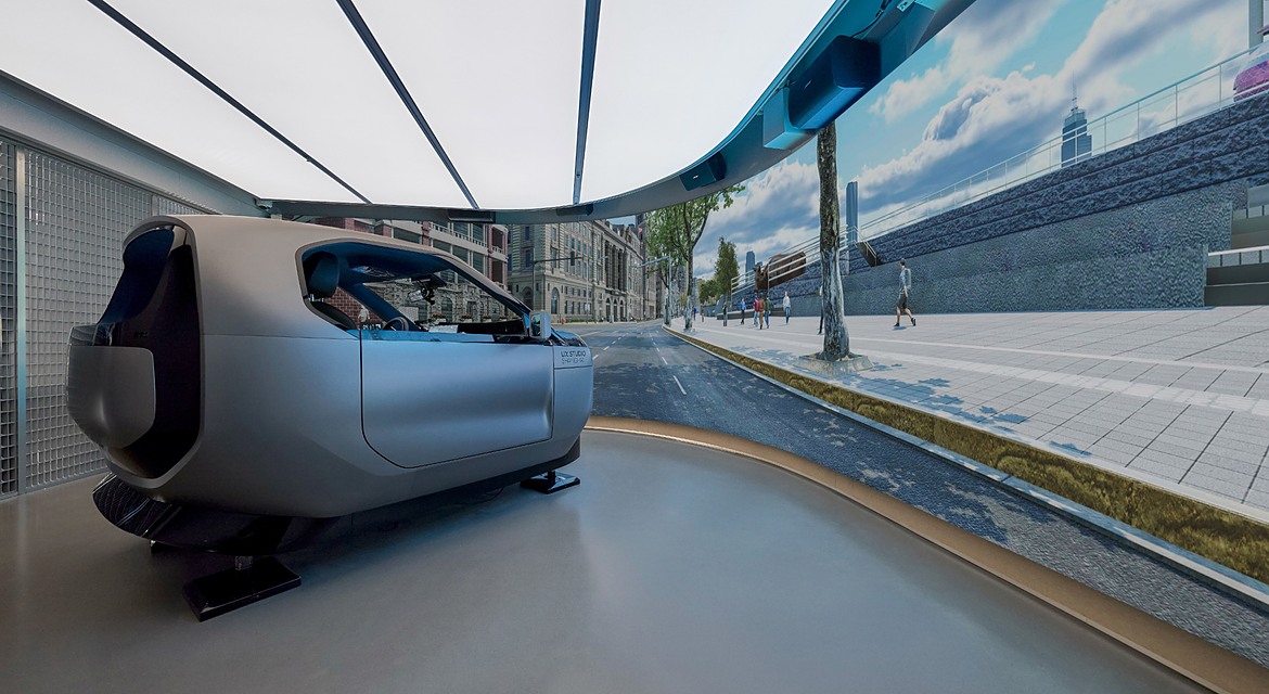Simulation Buck in the Advanced Lab delivers an immersive verification platform for next-generation Human Machine Interface (HMI) and Advanced Driver Assistance System (ADAS) research.