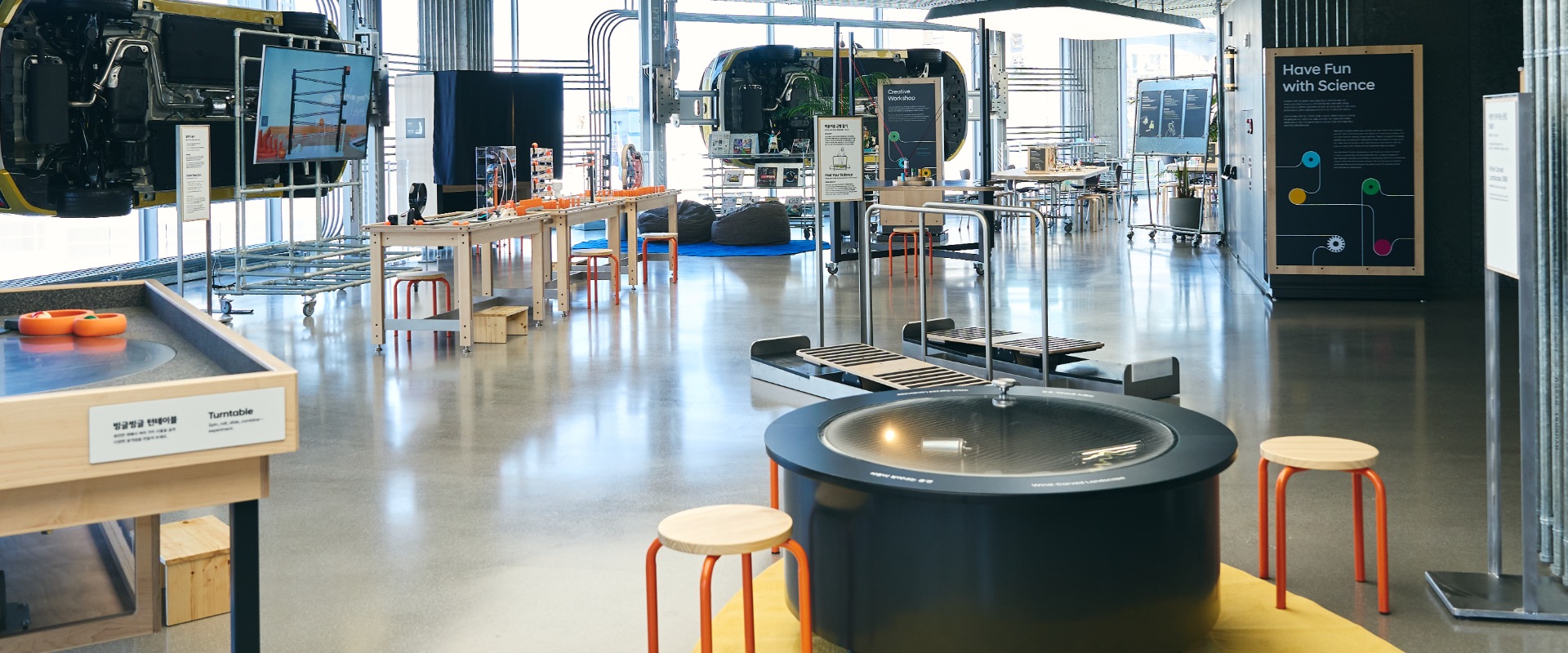 'Have Fun with Science,' a pop-up exhibition for the GBC experiential science museum.